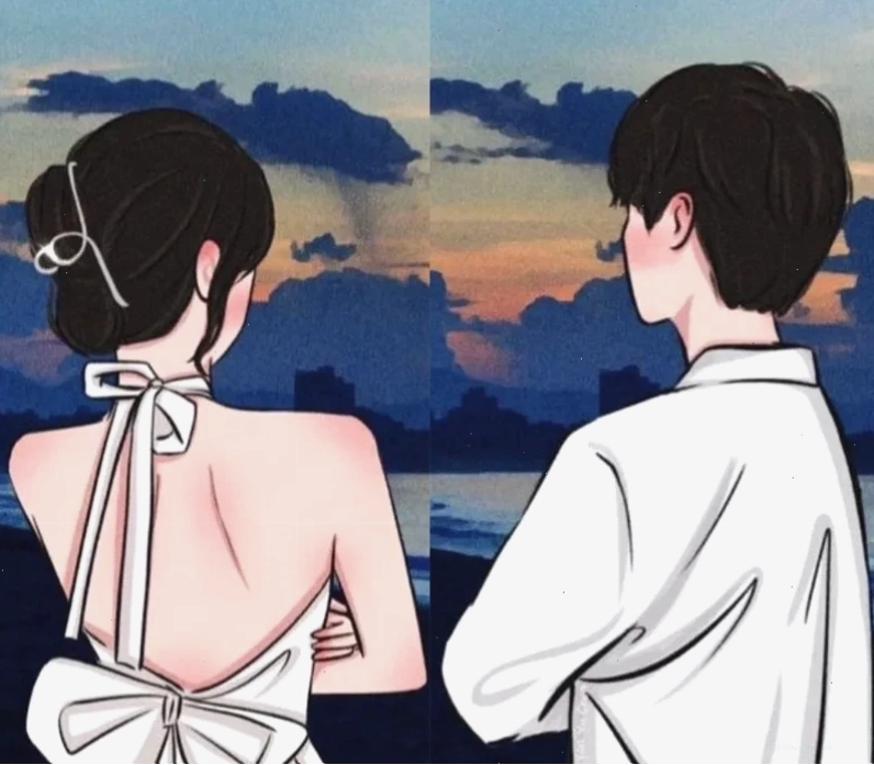 ảnh avatar anime cặp đôi tình cảm phong cách học đường thanh xuân
