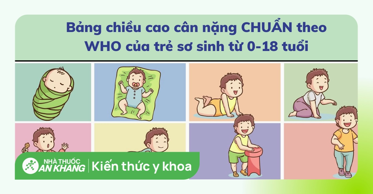 Bảng chiều cao cân nặng bé gái theo chuẩn WHO: Hướng dẫn chi tiết 2026