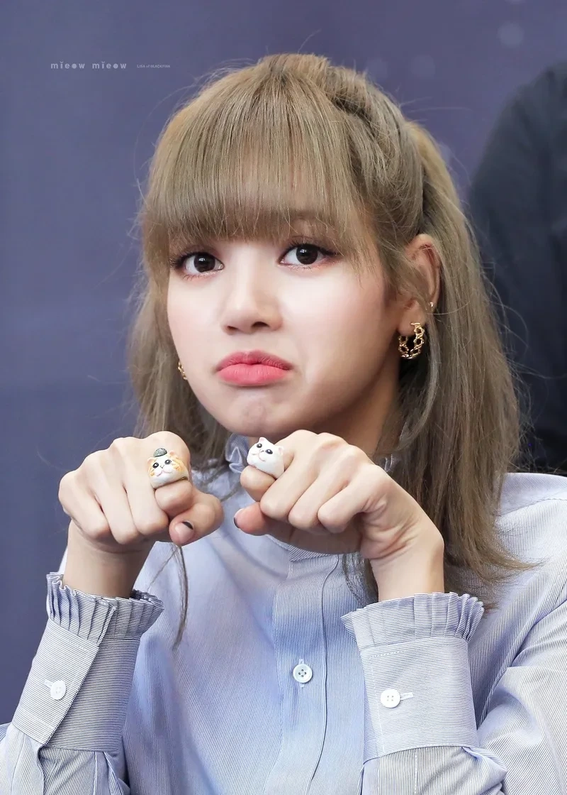 Blackpink lisa meme face cực kỳ hài hước và dễ thương.