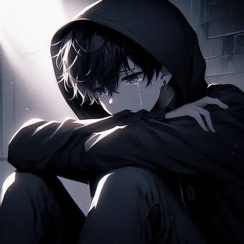 Bộ sưu tập hình ảnh nam buồn anime đẹp, lột tả nỗi buồn qua ánh mắt nhân vật