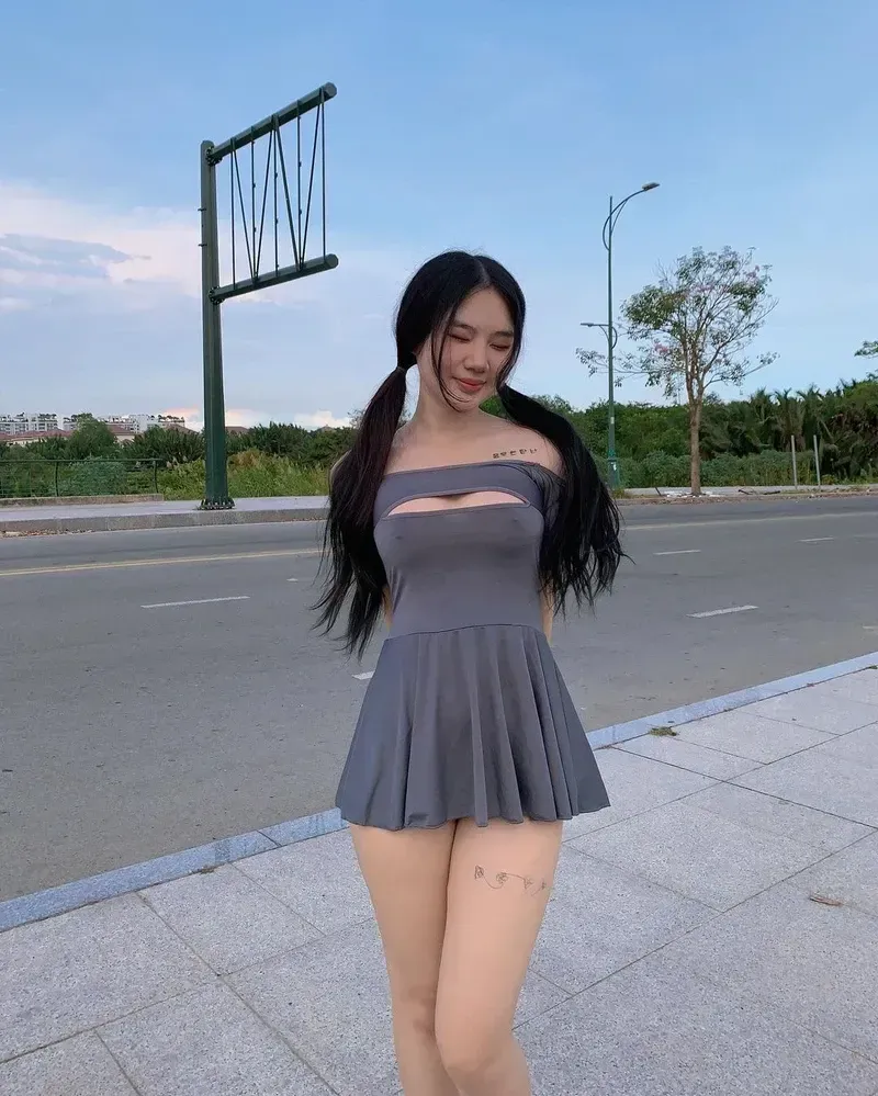 Gái đẹp Douyin khoe sắc nét với vẻ đẹp tự nhiên, quyến rũ.