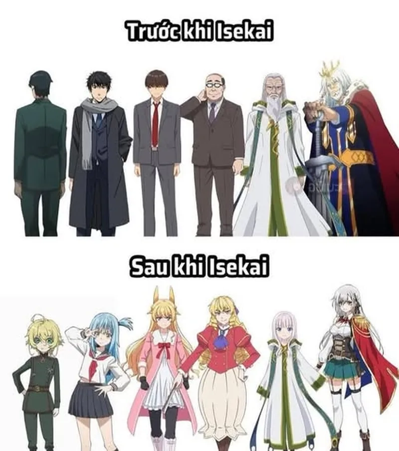 Hài hước không giới hạn với loạt meme isekai độc đáo