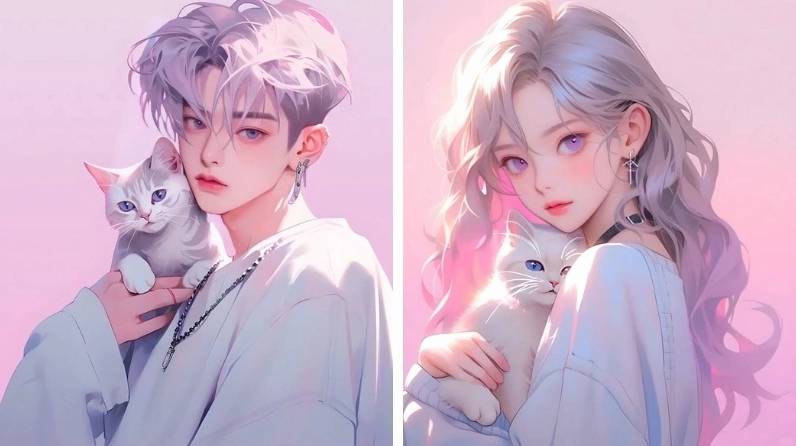 Khám phá Avatar Đôi Anime: Biểu tượng tình yêu và tình bạn độc đáo