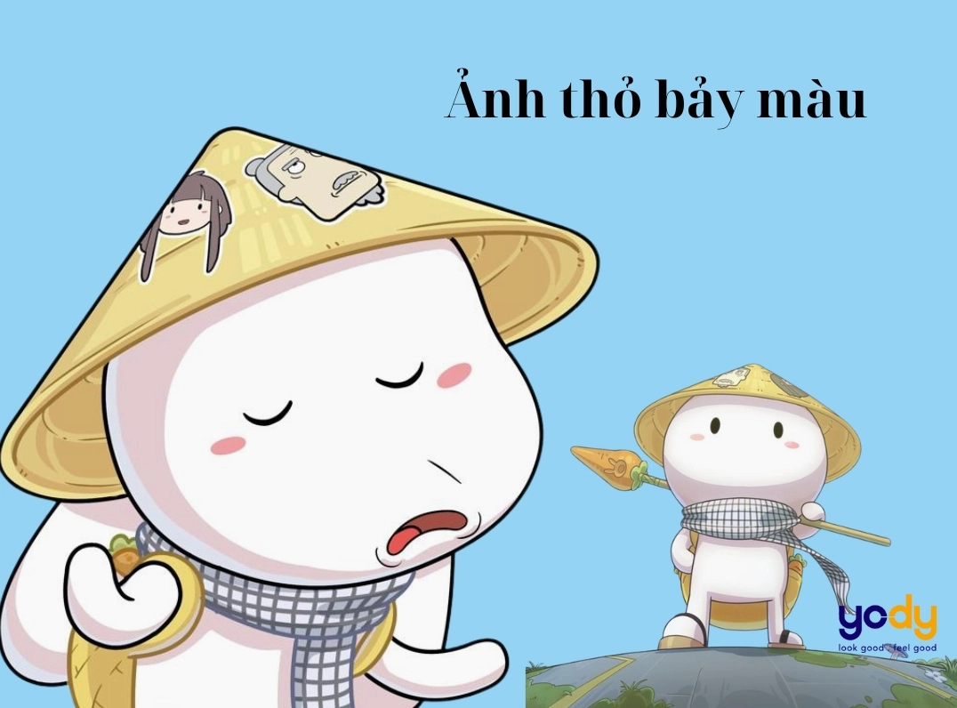 Khám phá thế giới meme thỏ bảy màu hài hước và độc đáo 2026