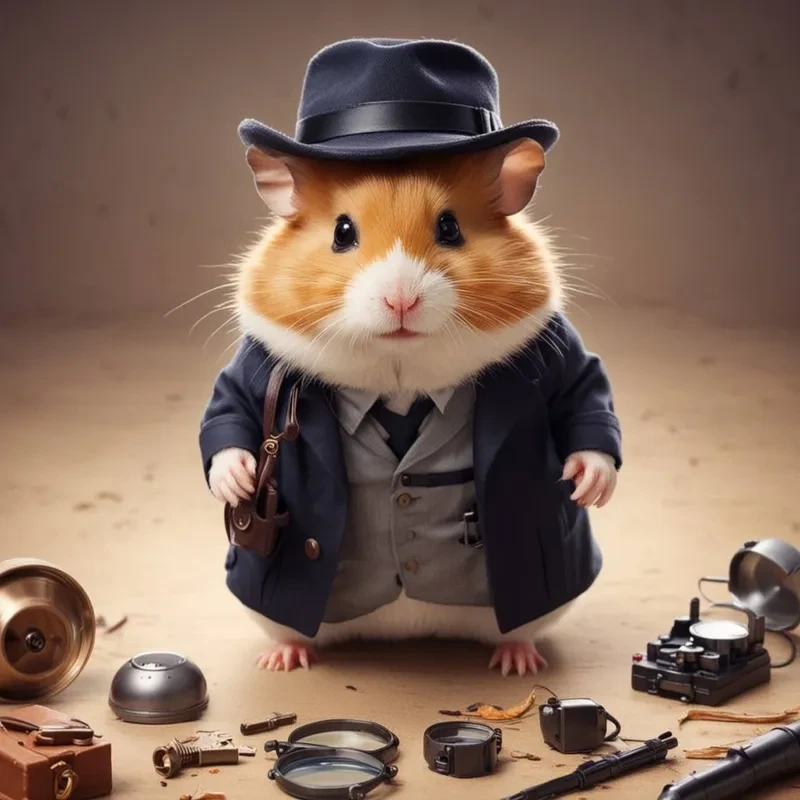 Meme chuột hamster cầm thánh giá tạo ra một khoảnh khắc thú vị và đáng yêu.