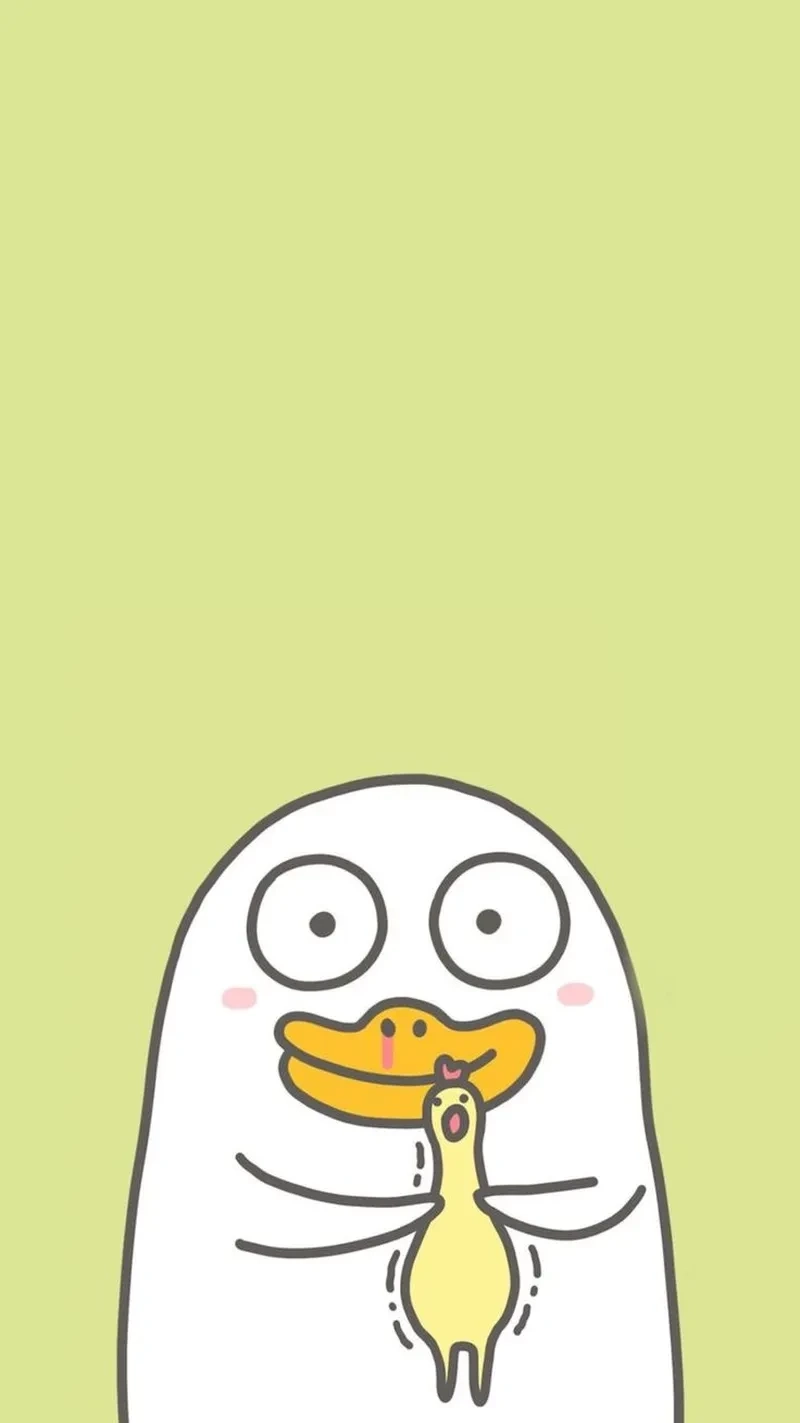 Meme vịt cute với vẻ mặt ngộ nghĩnh làm bạn cười nghiêng ngả.