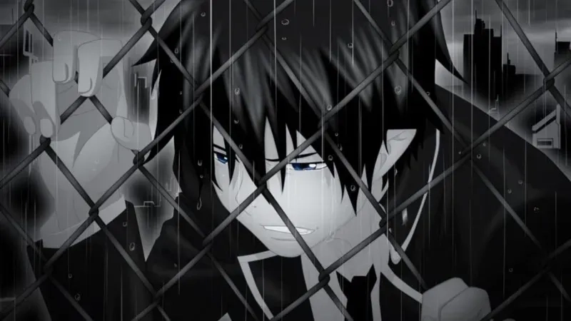 Những hình ảnh anime nam buồn tâm trạng, phản ánh sự cô độc và nỗi đau
