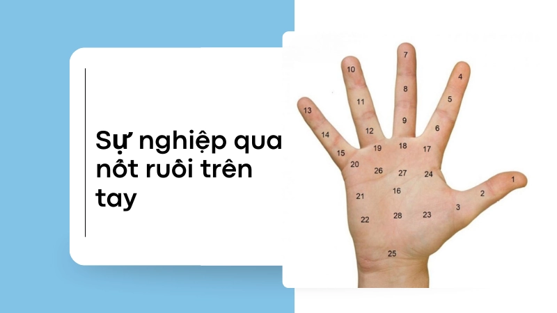Ý nghĩa nốt ruồi trên tay